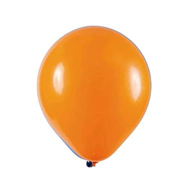 Imagem de Balão de Látex Laranja - 5 Polegadas - 50 Unidades