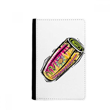 Imagem de Instrumento colorido México Cultura Elemento Porta Passaporte Notecase Burse Carteira Capa Cartão Bolsa, Multicolor
