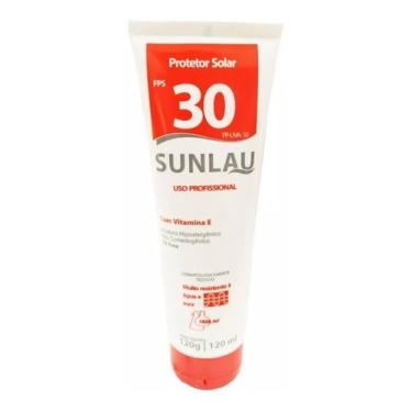 Imagem de Creme Protetor Solar  Sunlau Fps30 Bisnaga 120g (101 Un) FPS 30