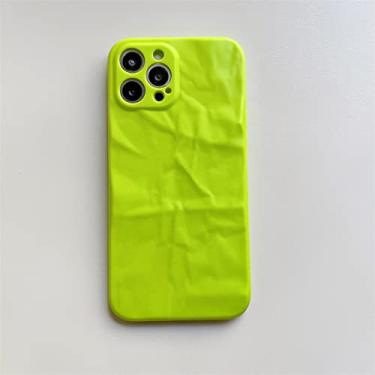 Imagem de Capa Protetora Moda 3D Origami Verde Fluorescente para iPhone 13 12 11 Pro XS MAX XR X 7 8 Plus Capa Mole, A, para iPhone 13ProMax