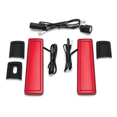 Imagem de Kuryakyn 2952 acessório de iluminação de motocicleta: Luzes de painel de enchimento Tracer, vermelho