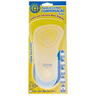 Imagem de Palmilha 3/4 para Compensação, Ortho Pauher, Translucido, Pequeno 20Mm