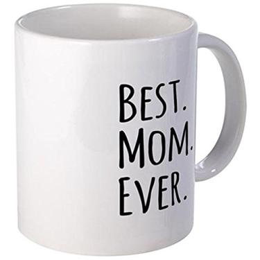 Imagem de Caneca de café especial Dia das Mães - Caneca de cerâmica Best Mom Ever 325 ml, chá, café