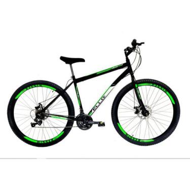 Imagem de Bicicleta Aro 29 Shimano Freio A Disco 21M. Velox Preto/Verde - Ello B