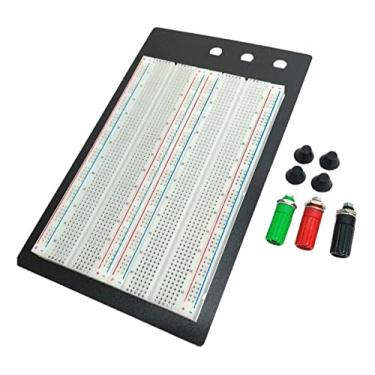 Imagem de Protoboard 1660 Pontos com Base Metálica e Bornes para Arduino