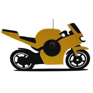 Imagem de Luminária Pendente Infantil Moto Carro Quarto Criança Bebê