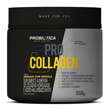 Imagem de Probiótica Pro Collagen Verisol - 330G Abacaxi Com Hortelã -