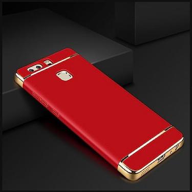 Imagem de Capa para Huawei P10 P9 Plus Capa de telefone P20 P30 Pro 3 em 1 Capa rígida fina para Huwei Honor 8 9 10 Lite, vermelho, para P10 Plus