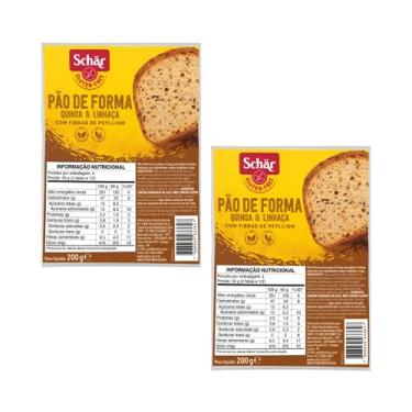 Imagem de Kit com 2 Pacotes de Pão de Forma Quinoa e Linhaça sem Glúten de 200g cada - Schär