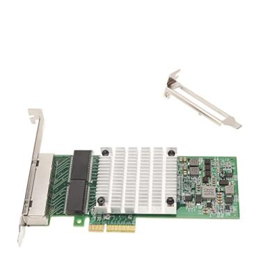 Imagem de 4 Portas Gigabit NIC para I350 Chip, I350-T4 PCIE X 4 Placas de Interface de Rede 10/100/1000 Mbps, Quatro Portas RJ45 Gigabit Ethernet Card PCI Express 2.1 5GT/s para