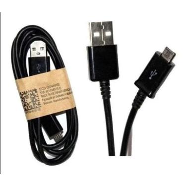 Imagem de Cabo de Dados e Carga Micro USB V8 80cm Preto