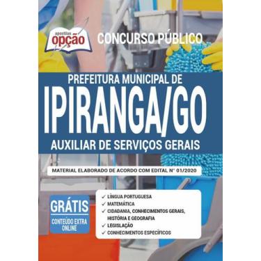Imagem de Apostila Concurso Ipiranga Go - Auxiliar De Serviços Gerais