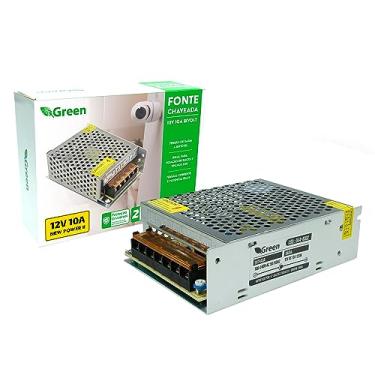 Imagem de GREEN Fonte Chaveada Metal 12V 10A 120W Bivolt