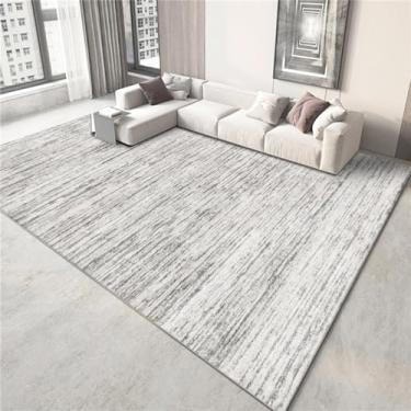 Imagem de Tapetes cinza de grande área para decoração de sala de estar, tapetes laváveis para decoração de casa e quarto, tapete de salão, l, 300x400cm