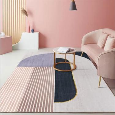 Imagem de Tapete quadrado para escritório, tapete completo pode ser costurado, veludo, cobertor de cabeceira para quarto, sala de estar, mesa de chá, b, 3 tipos, 140cm x 200cm