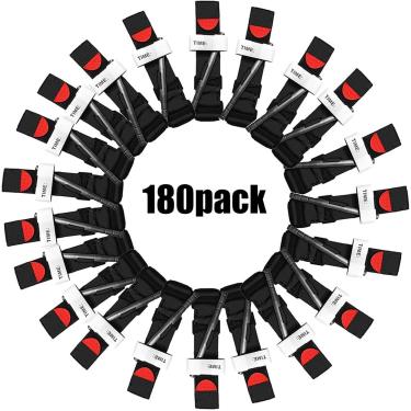 Imagem de Torniquete TQ, 10-200Pack TQ - A aplicação de controle hemostático de combate mais rápido, seguro e eficaz com uma só mão para torniquetes médicos de primeiros socorros (C: pacote de 10, S: