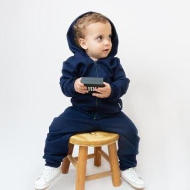 Imagem de Jaqueta Moletom Infantil Aveloz Marinho-12-Unissex