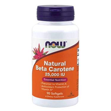 Imagem de NOW Foods - Beta Caroteno (Natural) D. salina com Carotenóides Mistos 25000 UI - 90 Cápsulas gelatinosas