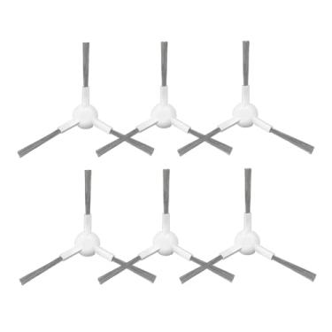 Imagem de Peças compatíveis com Xiaomi X20+X20Plus aspirador de pó robô, escova principal, escova lateral, saco de pó, filtro, acessórios de pano de esfregão (N (escova lateral 6 peças))