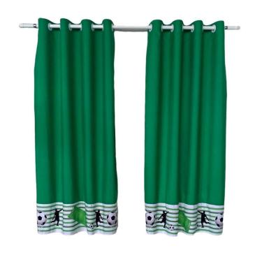Imagem de Cortina De Futebol Jogos Verde Baby 2,60X1,70M