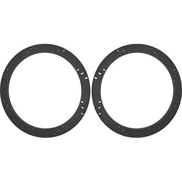 Imagem de Anel extensor de profundidade de espaçador de alto-falante subwoofer de 30,48 cm – 1,27 cm de espessura – ID: 11 1/8" OD: 12 7/8" – 1 par – SSK12KQS – empilhável – perfeito para caixas de fibra de vidro