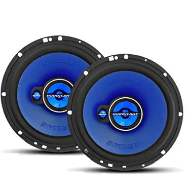 Imagem de Par de Alto Falantes Triaxial Universal 6" 100W RMS Hurricane TRIAK6, Azul