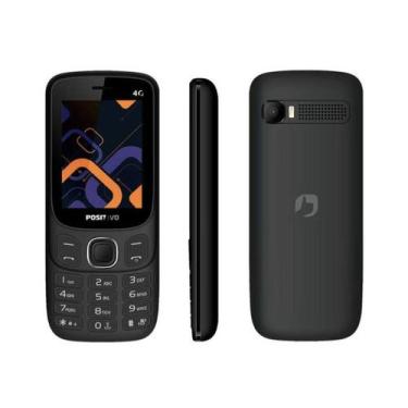 Imagem de Celular Simples para Idoso: P41 Preto, 2 Chips, 4G, Câmera, Original -