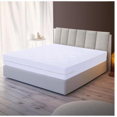 Imagem de Capa Para Colchão Casal King Size -  Malha Gel com Zíper - BG Confecçõ
