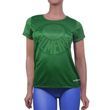 Imagem de Camiseta Feminina Palmeiras Circles 1914 - SPR, P, Verde