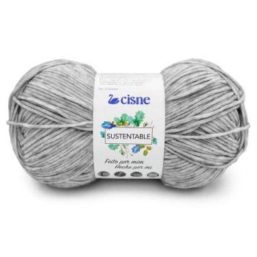 Imagem de Lã Sustentable Cisne 100g 350 metros, Cor 107