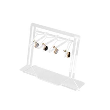 Imagem de Suporte em Acrílico p/ Brinco com Cabide - Transparente - Lm Balcoees