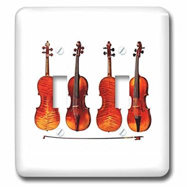 Imagem de 3dRose Interruptor duplo para violinos Stradivarius lsp_62210_2