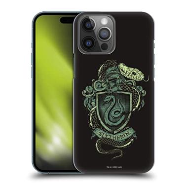 Imagem de Head Case Designs Capa rígida oficialmente licenciada Harry Potter Sonserina Relíquias da Morte XIV compatível com Apple iPhone 14 Pro Max