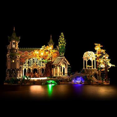 Imagem de LocoLee LED Light Kit Compatible with Lego Rivendell, DIY Lighting Set Accessories Compatible with Lego 10316 for Fans (Lights Only, No Models)