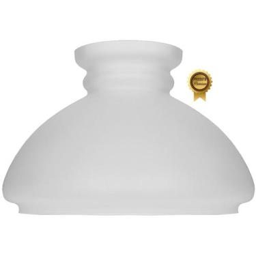 Imagem de Cupula de Vidro Liso Fosco 23,5 Para Lustre e Candelabro - CM GLASS - 