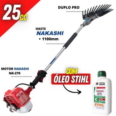 Imagem de Derriçadeira Profissional Nakashi DDL270N Com Haste de 1100mm e Garra 