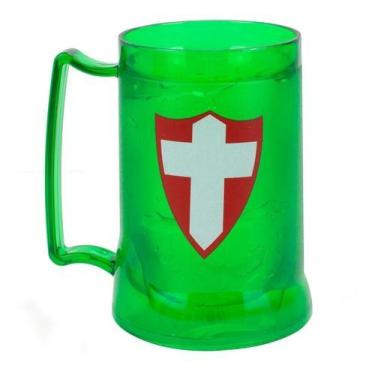 Imagem de Caneca Gel Isolante Térmico 400ml - Palmeiras Savóia - Mileno