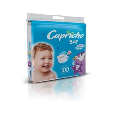 Imagem de KIT 3 FRALDAS CAPRICHO BABY P / 100 = 300 un