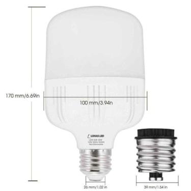 Imagem de Lampada bulbo led 30w 6500k t80 e27 - G-Light