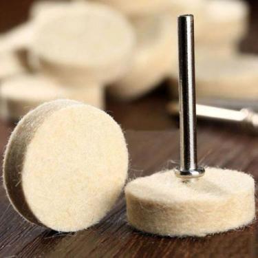 Imagem de 25x Feltro De Polimento Para Micro Retifica Dremel -1 Haste - E-San