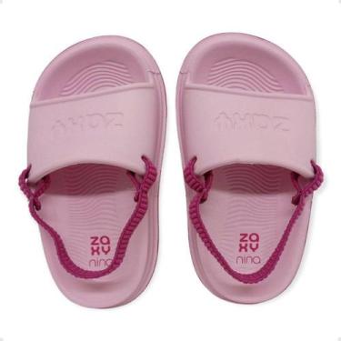 Imagem de Chinelo Bebê Gaspea/Slide Grendene Leveza Pop Rosa, Rosa medio, 20