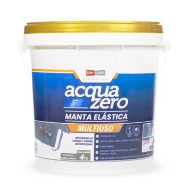 Imagem de Manta Elástica Impermeabilizante Acrílica Acqua Zero 4KG Branco - Elas
