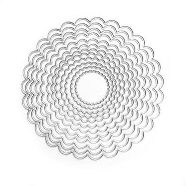 Imagem de Faca para Corte e Relevo Elegance Grande - Círculo Escalope - Toke e C