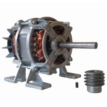 Imagem de Motor Para Maquina De Assar Frangos 1/4cv Novo + rosca s/fim - JJ