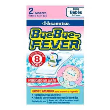 Imagem de Adesivo Bye Bye-fever Para Bebês Dura 8 Horas 2un -Hisamitsu