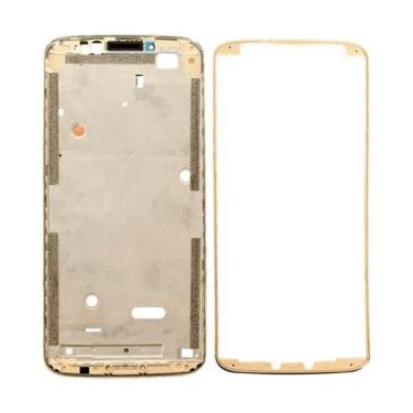 Imagem de Aro Carcaça Compatível Moto G6 Play Xt1922 Xt1925 Dourado