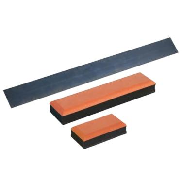 Imagem de Pintando Carro, Kit 2 Tacos Manual Eva D/pintura Automotiva + Régua Quantidade de cascalhos:0;Cor:Laranja