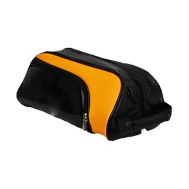 Imagem de Vaveren Saco de armazenamento de sapato de golfe saco de treinador multifuncional golfe aceesories tênis saco para meias camisetas luvas bola viagem, Amarelo