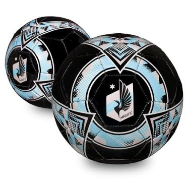 Imagem de Bola de futebol Franklin Sport MLS Minnesota United FC - Bola de futebol tamanho 5 oficial - Tamanho regulamentado + bola de futebol com peso para crianças + adultos - Bola de futebol para meninos +