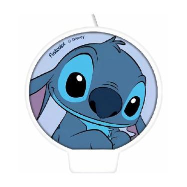 Imagem de Vela De Aniversário Plana Stitch New Festcolor